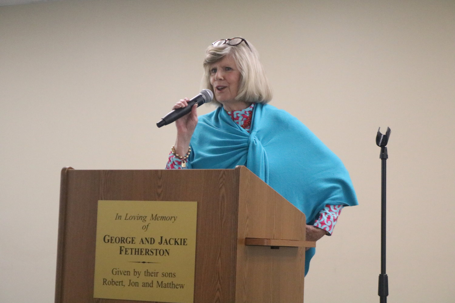 Janet Patten, chairwoman of government affairs with the St. John’s Civic Roundtable was the guest speaker during the Ponte Vedra Beaches Coalition’s first in-person meeting since March 2020.